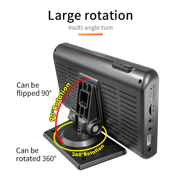 Binize Portable Radio GPS Navigation Compatible with CarPlay & Android AUTO