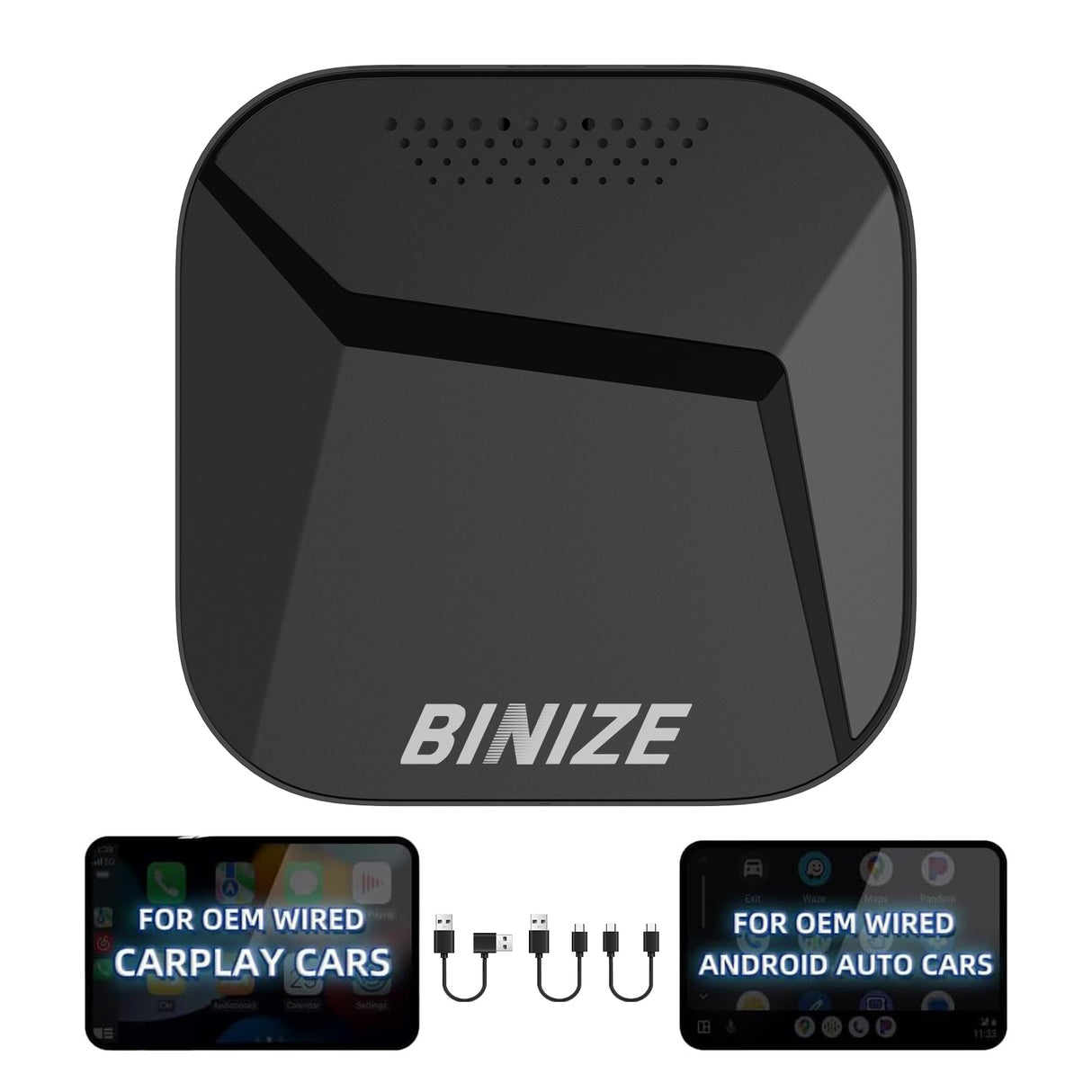 Android 13 Wireless CarPlay Ai Box for Toyota Sienna 2019 2020