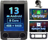 Android 13 Car Stereo for Ford F150 2016-2021, 4G+64GB Touchscreen Car Radio Support Wireless Carplay/Android Auto, GPS Navigation, SWC,EQ/DSP,Backup Camera