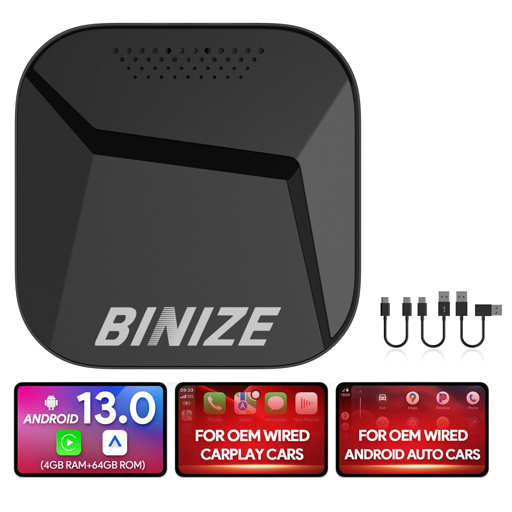 CarPlay Ai Box Android 13 for Car with Wired CarPlay/Android Auto