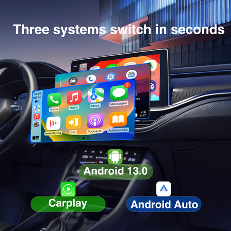 Android 13 HDMI CarPlay Ai Box for Toyota Tundra 2022 2023 2024