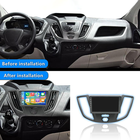 9 Inch Android Car Stereo for Ford Transit 2015-2018 with CarPlay