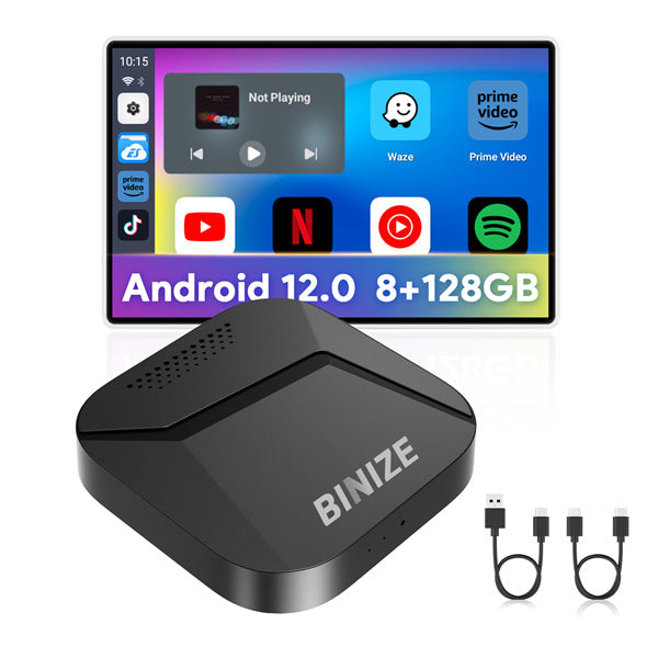 Binize Android CarPlay Wireless Dash CAM 1080P HD 4+64——Tbox AR