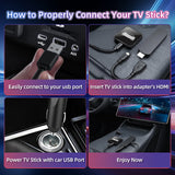 Binize HDMI Adapter with Wireless CarPlay/Andriod Auto for Cars with Factory wired CarPlay