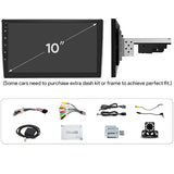 10 Inch Android Car Stereo Single Din CarPlay Car Radio with Camera