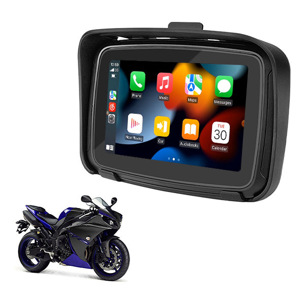 S7 Plus Portable GPS Navigation Android Car Motorcycle Waterproof Carplay  Display Motorcycle Wireless Android Auto Waterproof